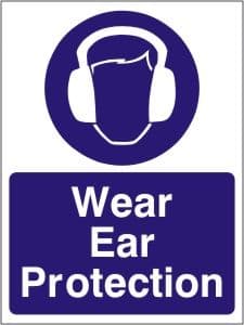 Wear Ear Protection Health And Safety Sign MAP 14 Safety Services