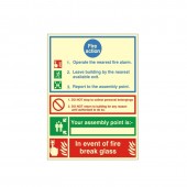 Fire Action - Fire Health and Safety Sign (ACT.04)