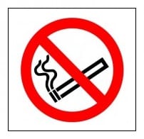 No Smoking - Individual - Health and Safety Sign (PRS.08)