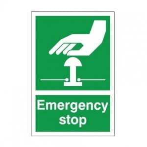 Emergency Stop - Health and Safety Sign (FA.18)