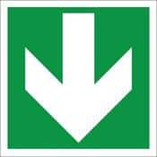 Fire Exit Directional Sign - Fire Safety Sign (FE.19)