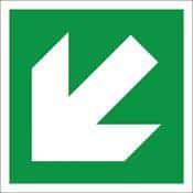 Fire Exit Directional Sign - Fire Safety Sign (FE.20)