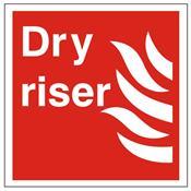 Dry Riser Sign - Health & Safety Sign (FEX.12v)