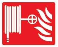 Fire Hose Reel - Health and Safety Sign (FEX.09)