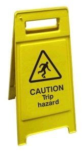 Caution Trip Hazard - Health and Safety Sign