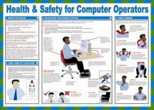 Health and Safety For Computer Operators Poster | Safety Services Direct