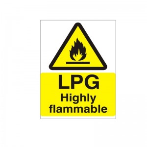 LPG Highly Flammable - Health and Safety Sign (WAG.60)