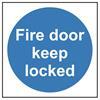 Fire Door Keep Locked - Health & Safety Sign (MAD.02)