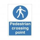 Pedestrian Crossing Point - Health and Safety Sign (MAC.23)