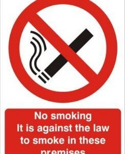 no-smoking-it-is-against-the-law-to-smoke-in-these-premises-health-and-safety-sign-prs.26-clearance-4087-p