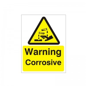 Warning Corrosive - Health and Safety Sign