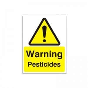 Warning Pesticides - Health and Safety Sign