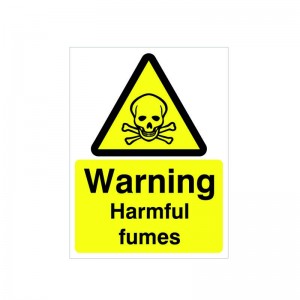 Warning Harmful Fumes - Health and Safety Sign
