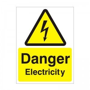 Danger Electricity - Health and Safety Sign (WAE.26)