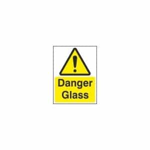 Danger Glass - Health and Safety Sign (WAG.39)